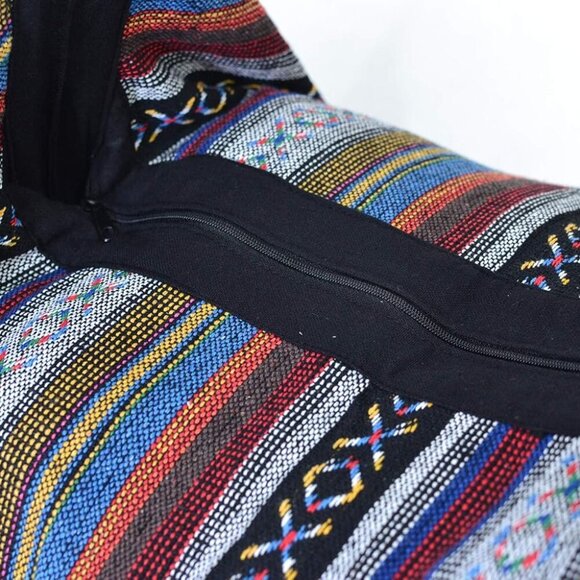 Boho Cotton Hobo Crossbody Bag Large Travel Beach Festival Purse - Picture 6 of 7